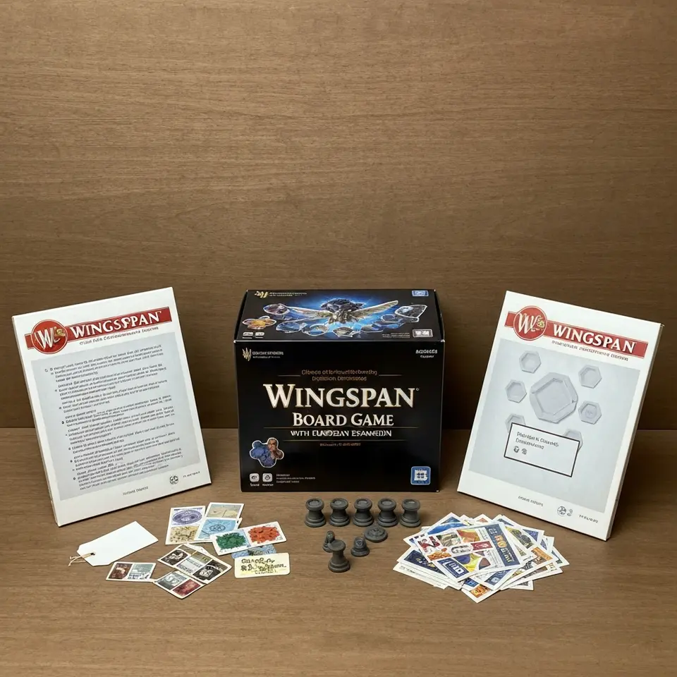 Like-New Wingspan Board Game with European Expansion - фото 1
