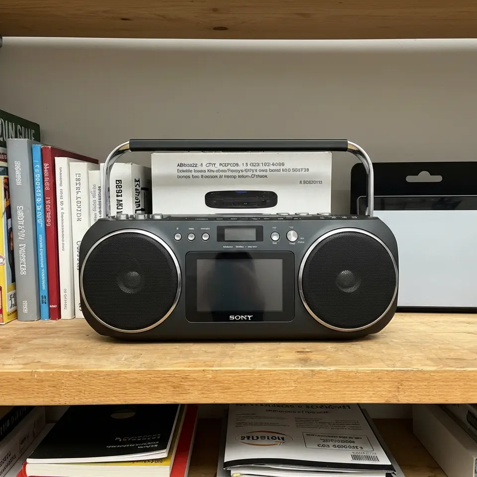 Sony Portable Bluetooth Boombox with CD Player - фото 1