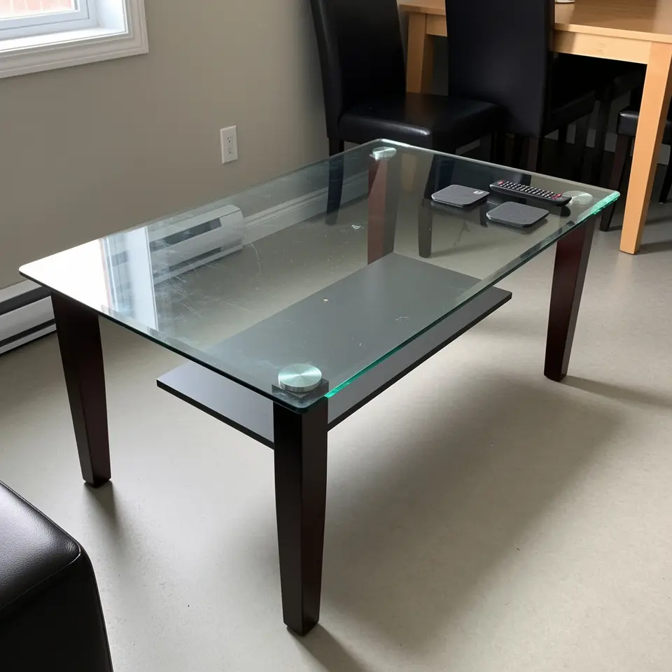 Glass coffee table for sale in Markham - ready for local pickup - фото 1