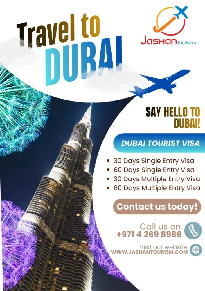 Jashan Tourism : Dubai Tourist Visa - фото 2