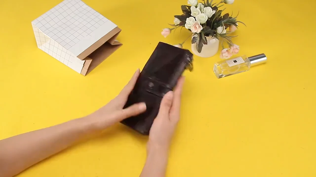 Чоловічий гаманець-клатч з натуральної шкіри