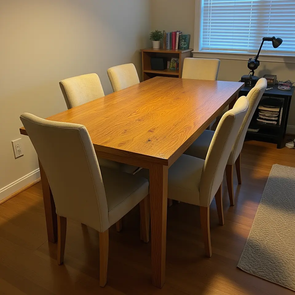 Oak dining table with four chairs - Exeter for collection - фото 1