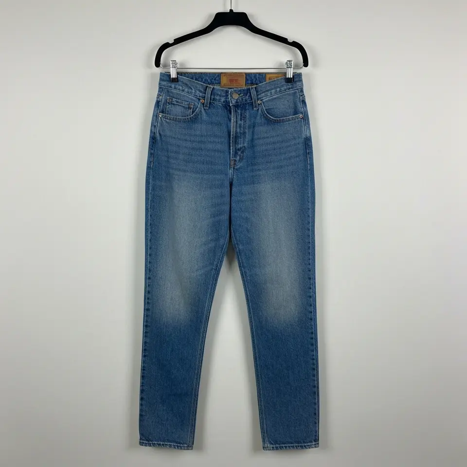 Levi's Ribcage Straight Jeans, Size 28, Light Wear - фото 1