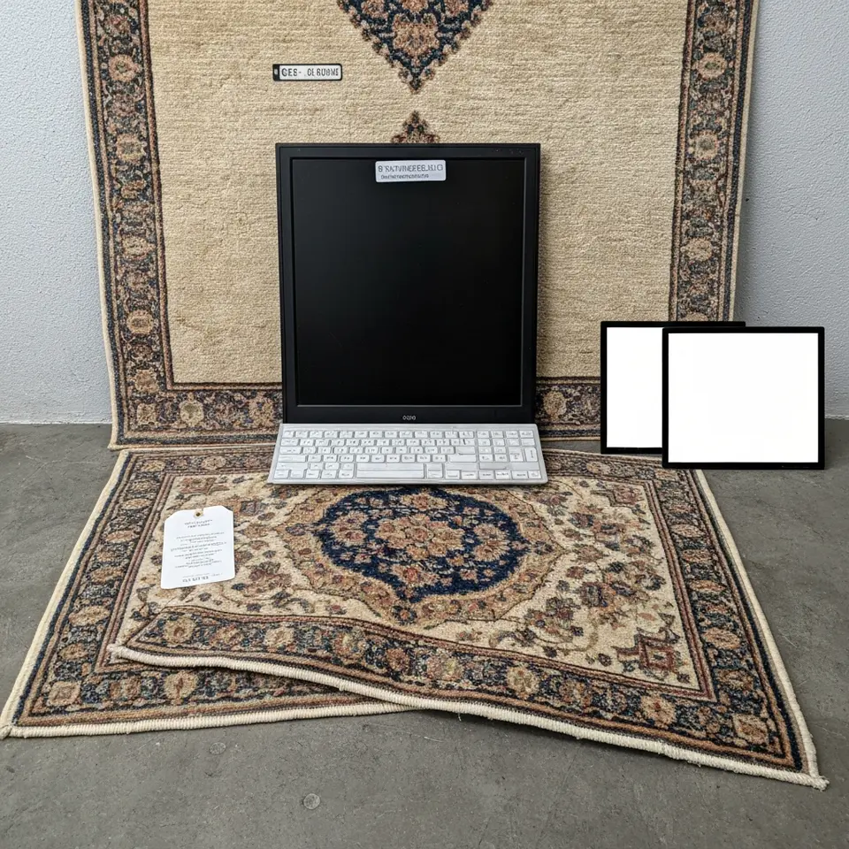 Large grey living room rug, clean condition, ready for a new home - фото 1