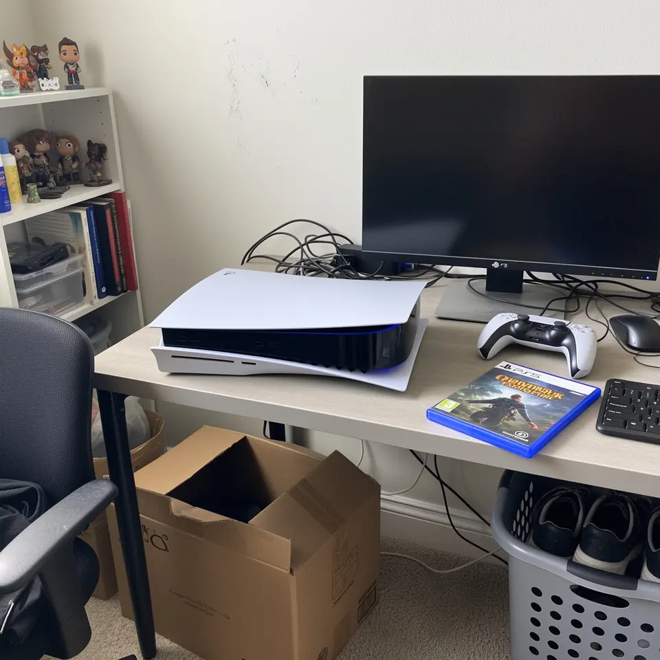PS5 Disc Edition, Light Use, Works Fine - фото 1