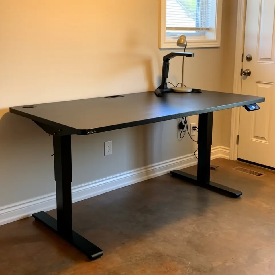 Standing desk 48 inch - clean home item, pickup in Burnaby - фото 1