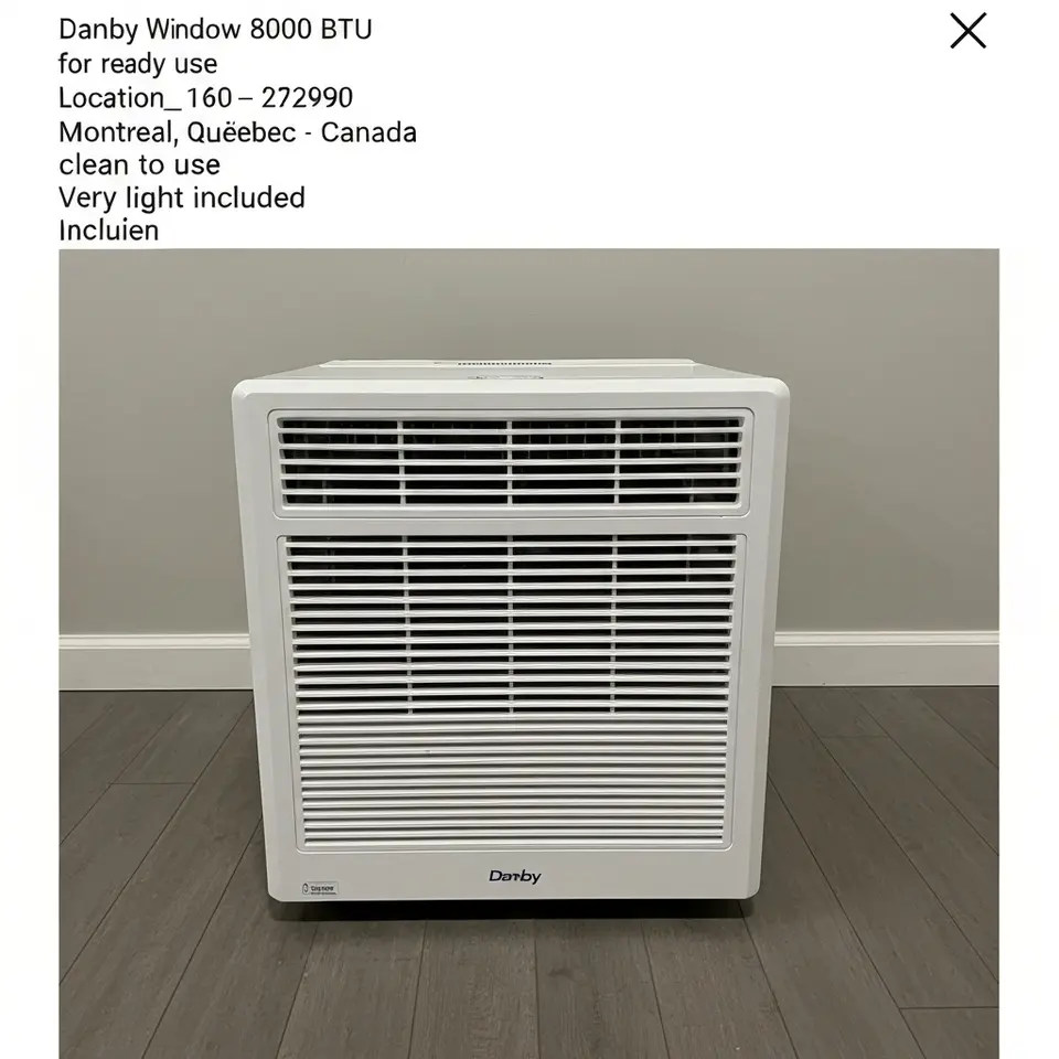 Danby window AC 8000 BTU for sale in Moncton - ready to use - фото 1