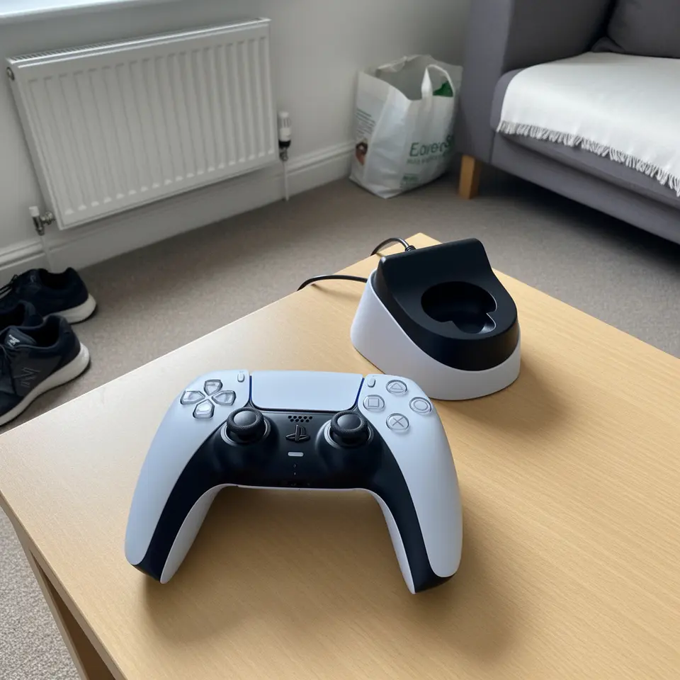 PS5 DualSense controller and charging dock - Milton Keynes local collection - фото 1