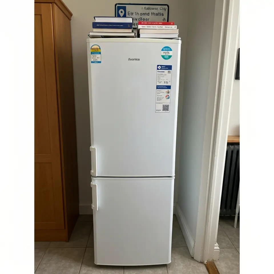 Under-counter fridge for flat or office, clean appliance - фото 1