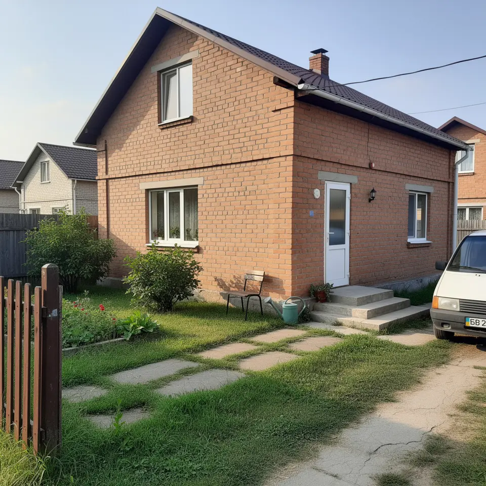 Продам цегляний будинок з ділянкою - фото 1