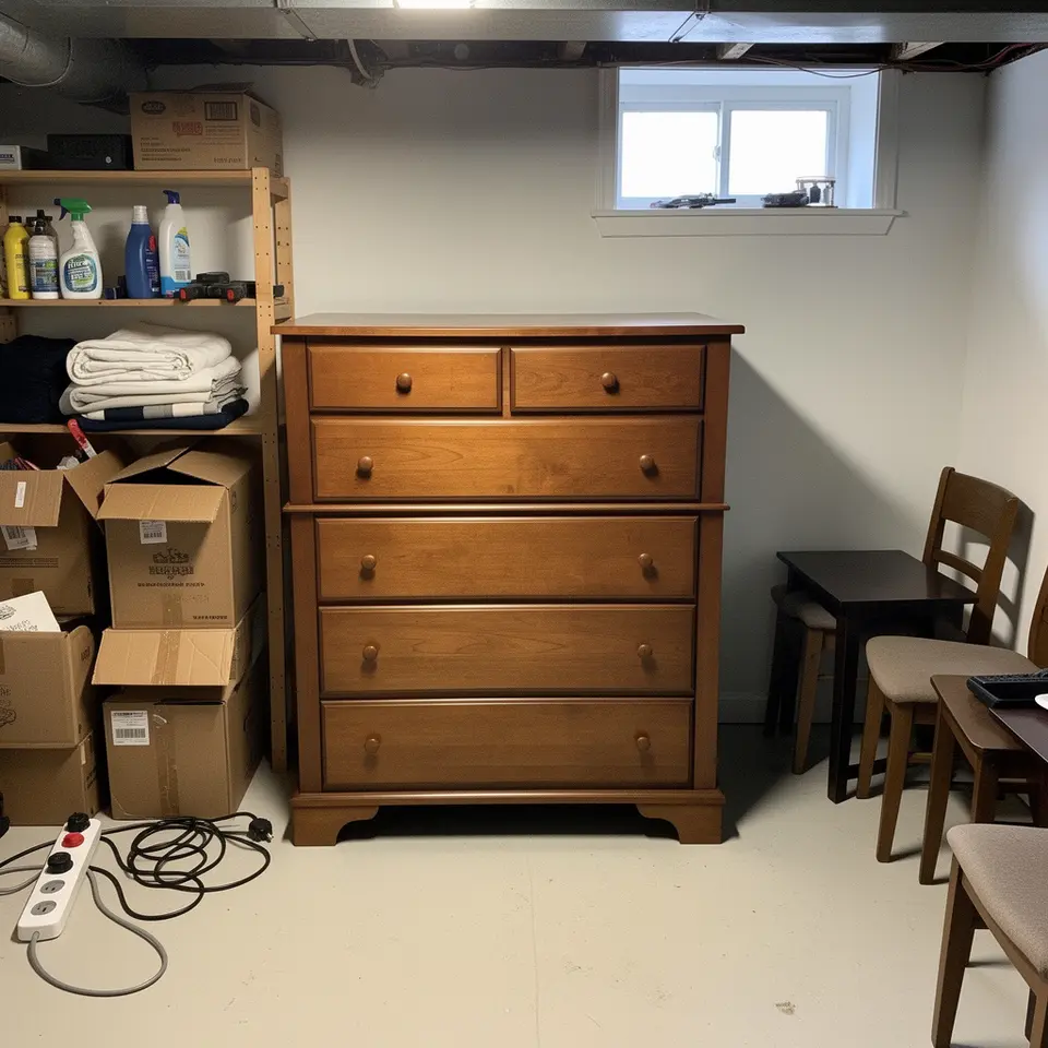 Wood Dresser, Minor Scratches, Moving Sale c572-2 - фото 1