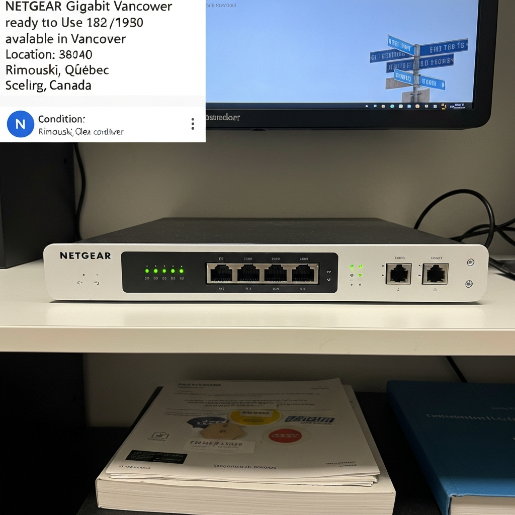 Netgear gigabit switch, ready to use and available in Vancouver - фото 1