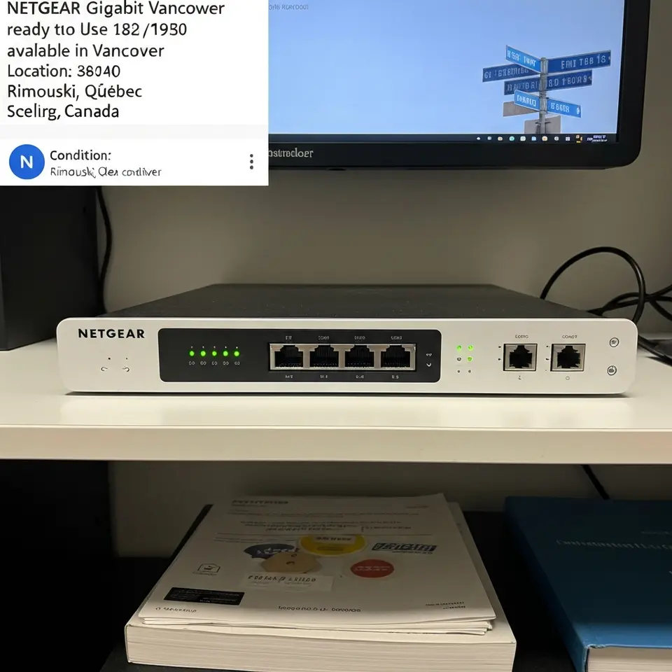 Netgear gigabit switch, ready to use and available in Vancouver - фото 1