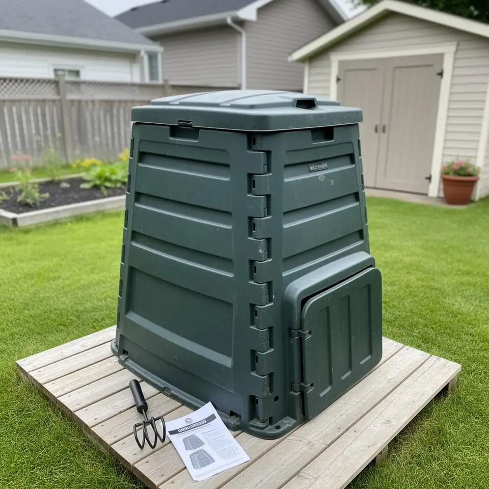 Compost bin, clean and available for local pickup in Red Deer - фото 1
