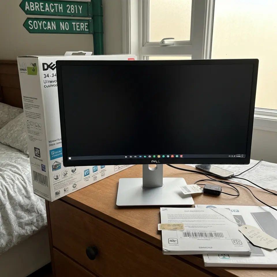 Dell 34-inch Ultrawide Curved Monitor, Local Pickup - фото 1