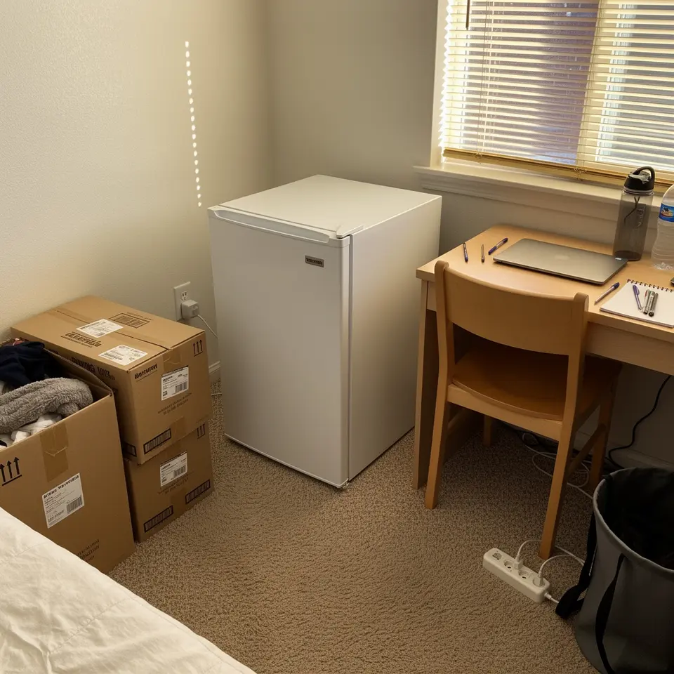 Compact Mini Fridge, Pickup Only, Moving Sale 8032-2 - фото 1