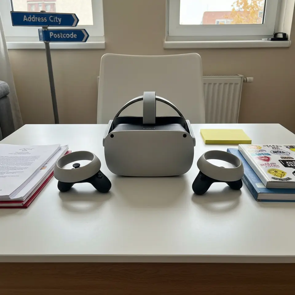 Meta Quest 3 128GB VR Headset with Controllers - фото 1