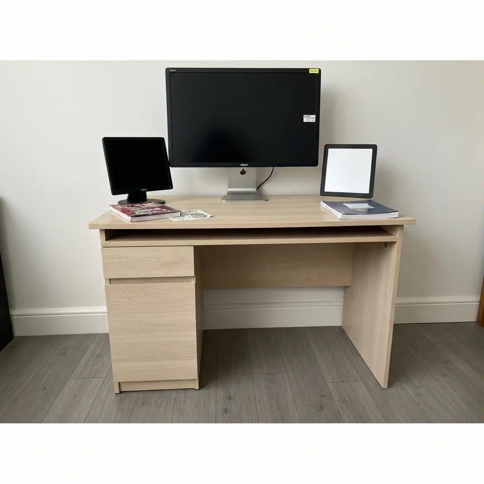 Home office desk with cable tray, local collection - фото 1