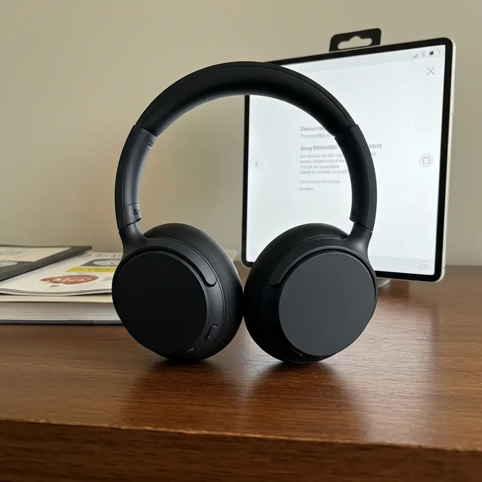 Sony WH-1000XM5 Noise Canceling Headphones, Normal Wear - фото 1