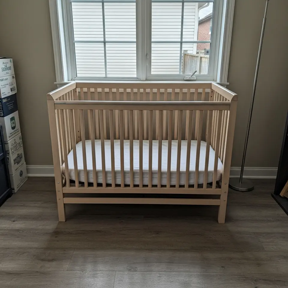 IKEA crib white, clean and ready - фото 1
