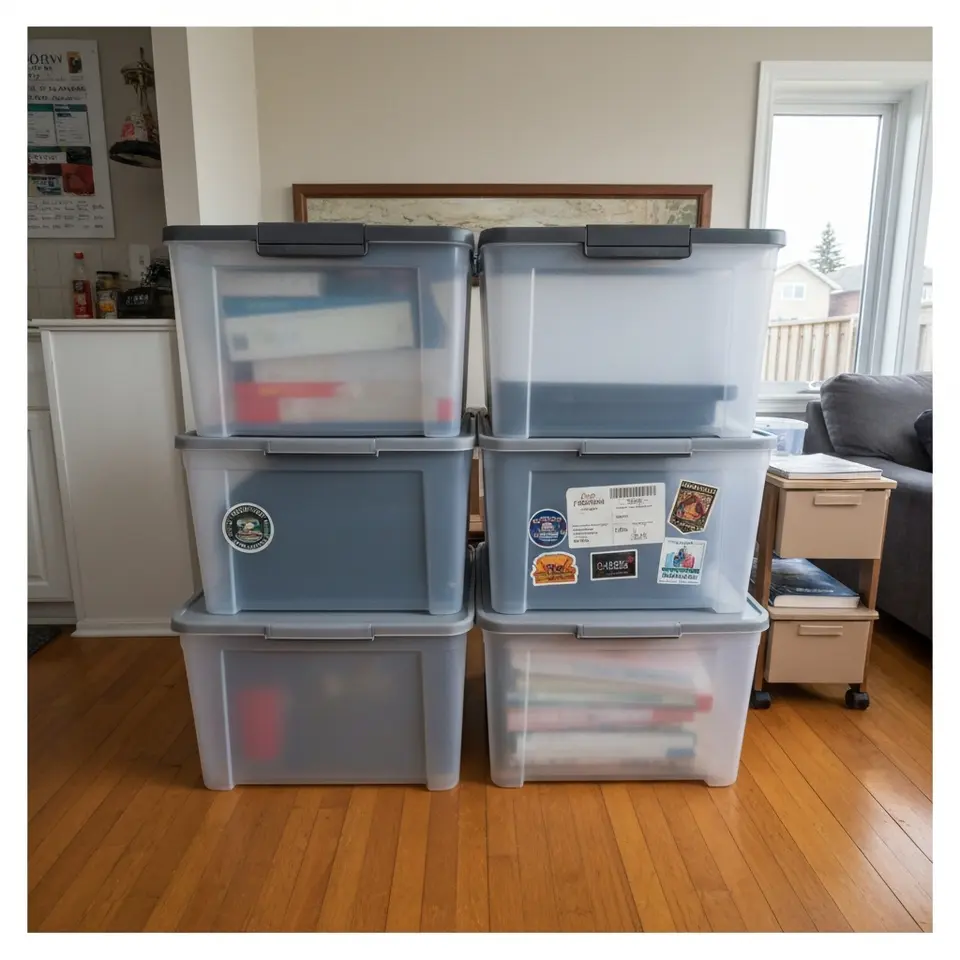 Under-bed storage bins set, pickup in Mississauga - фото 1