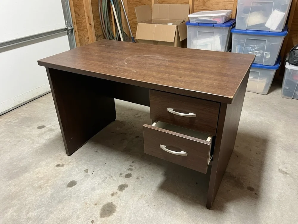 Office Desk with 2 Bottom Drawers - фото 1