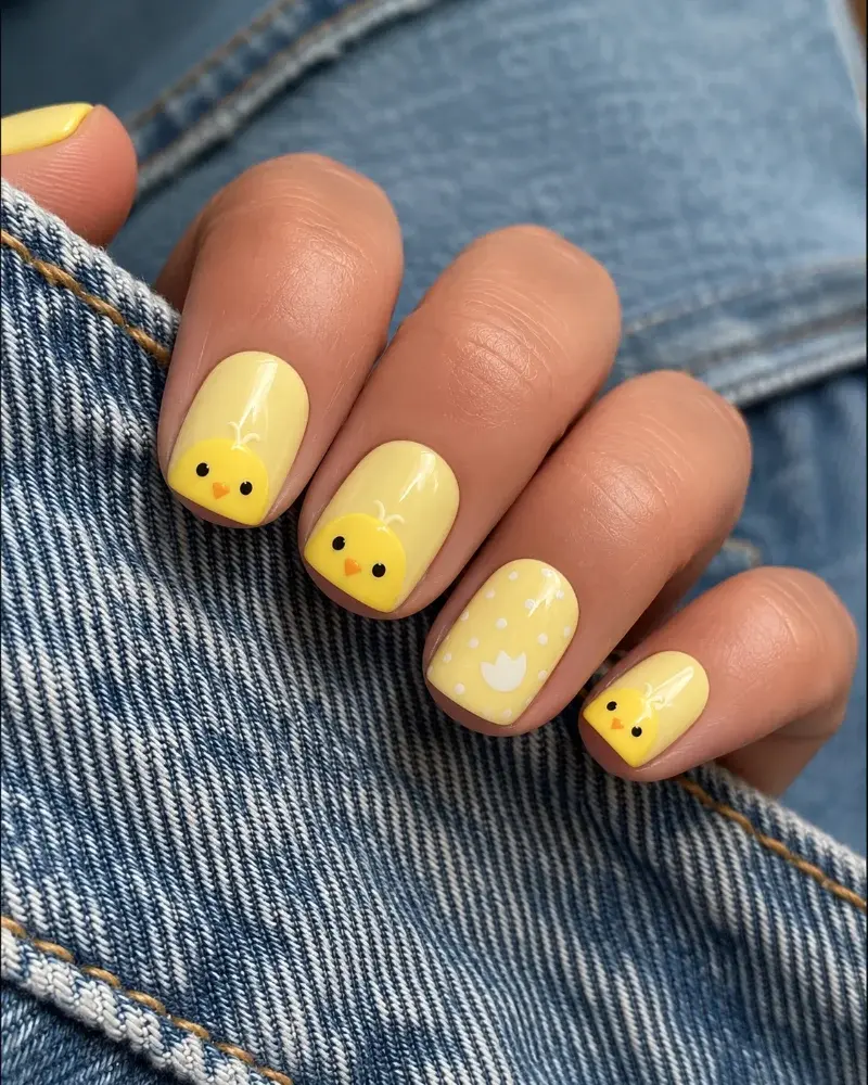 Butter Yellow Nail Polish for Cute Chick Nail Art - фото 5