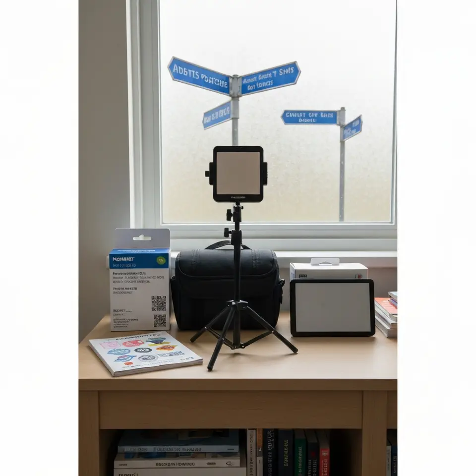 Neewer LED Photo Light Kit with Two Stands - фото 1