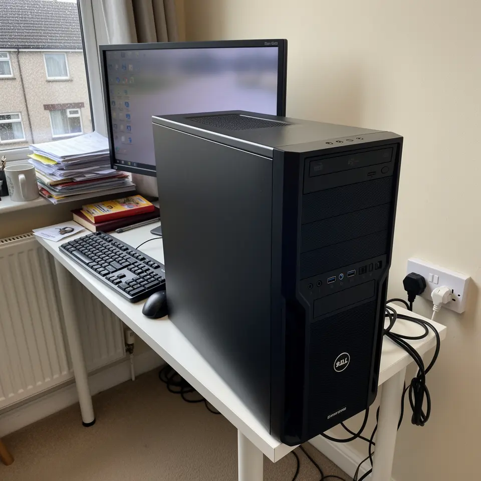 Refurbished starter gaming PC with monitor option - Cardiff local collection - фото 1