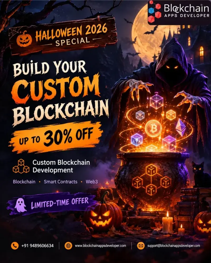  HALLOWEEN 2026 SPECIAL – UP TO 30% OFF CUSTOM BLOCKCHAIN - фото 1