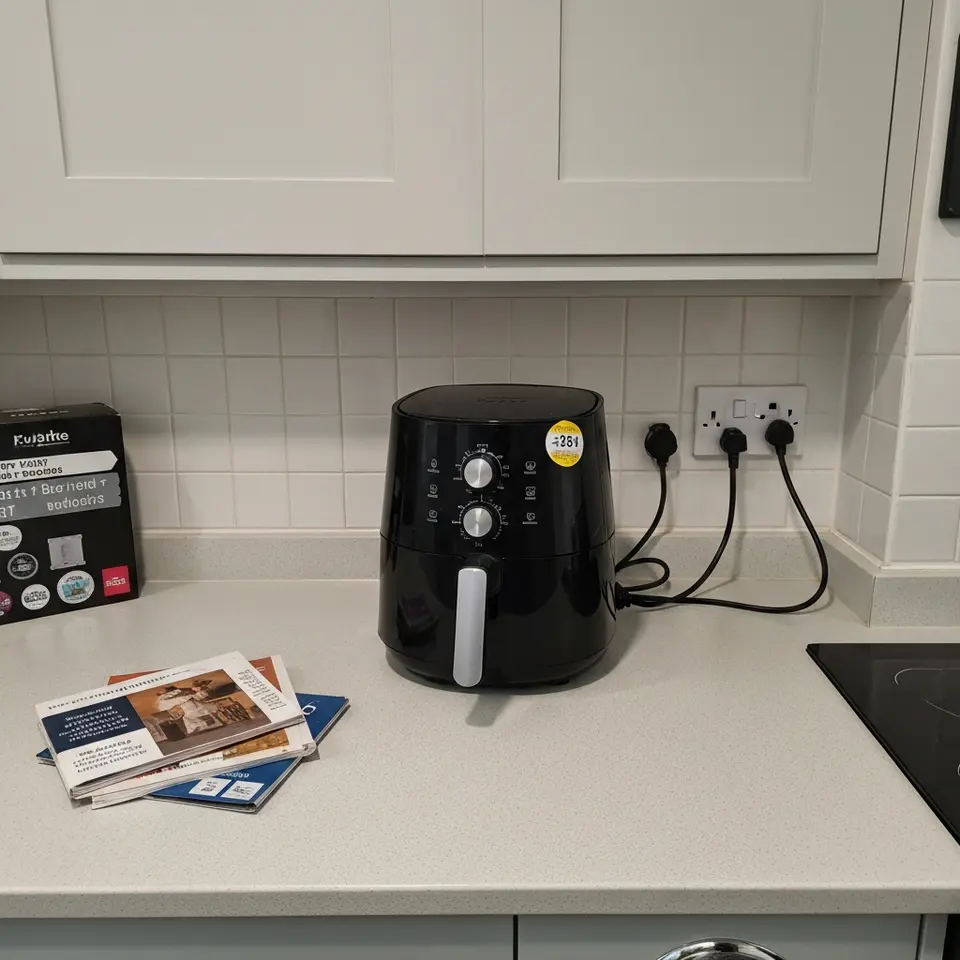 Tower air fryer, compact kitchen size, good used condition - фото 1