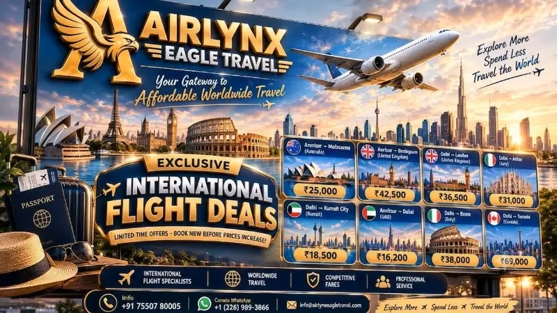 Airlynxeagletravel | Canada Flight Tickets & International T - фото 5