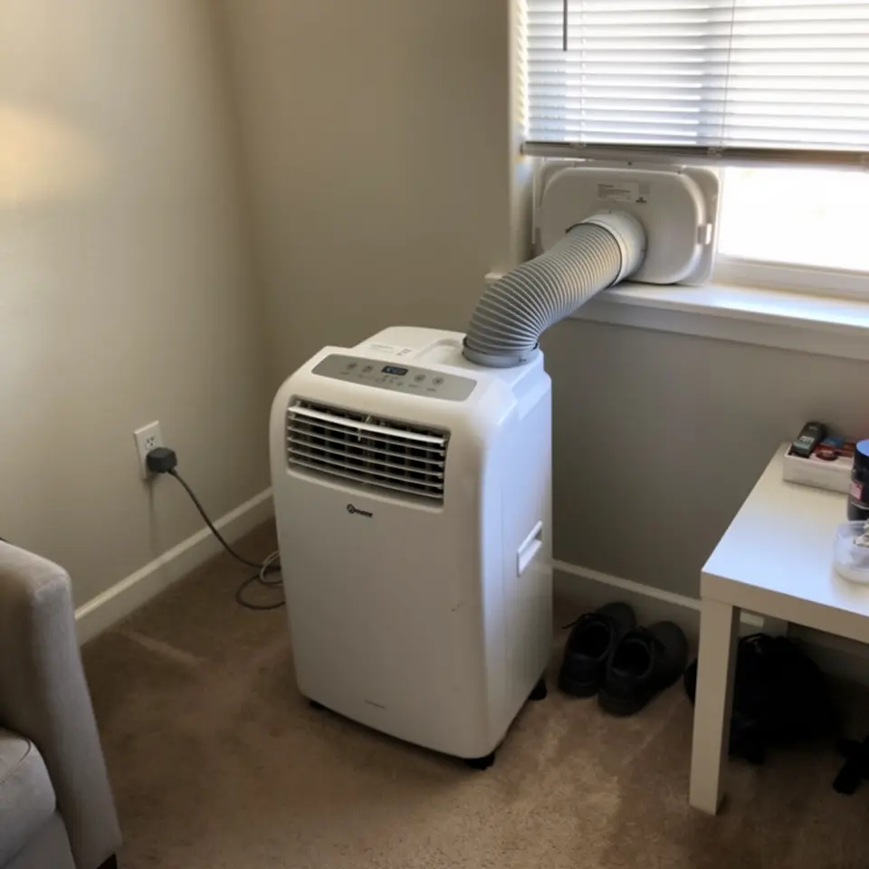 Used Portable Air Conditioner with Window Kit, Pickup Only - фото 1