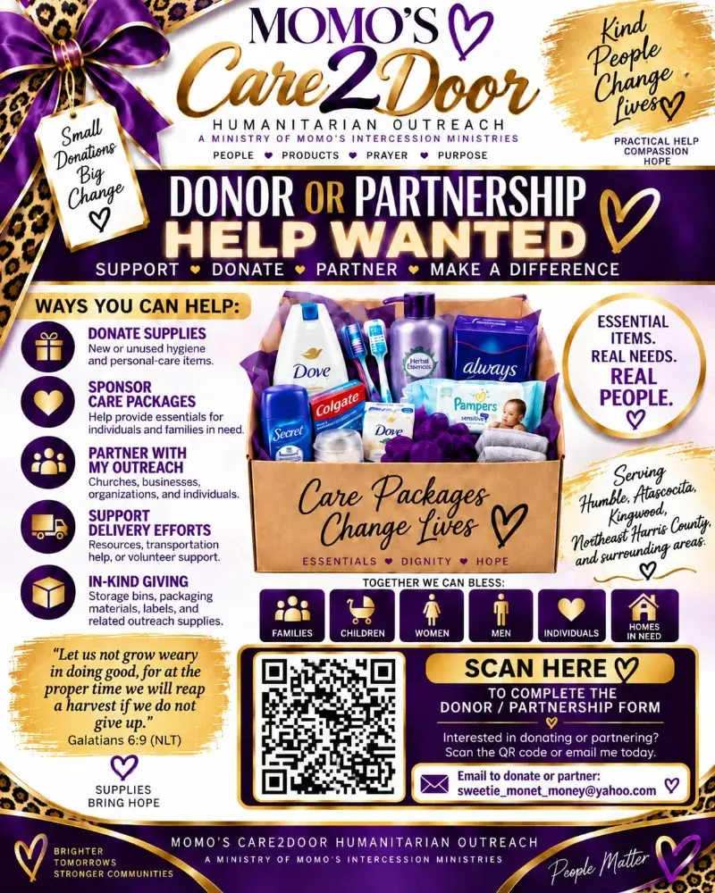 Momo's Care2Door needs supplies for families in Humble - фото 1