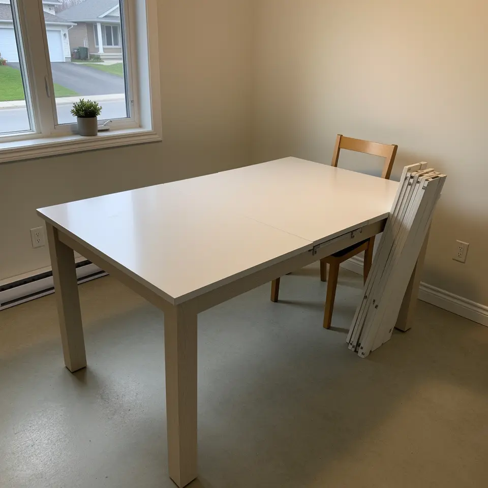IKEA extendable table, good condition for home use in Red Deer - фото 1