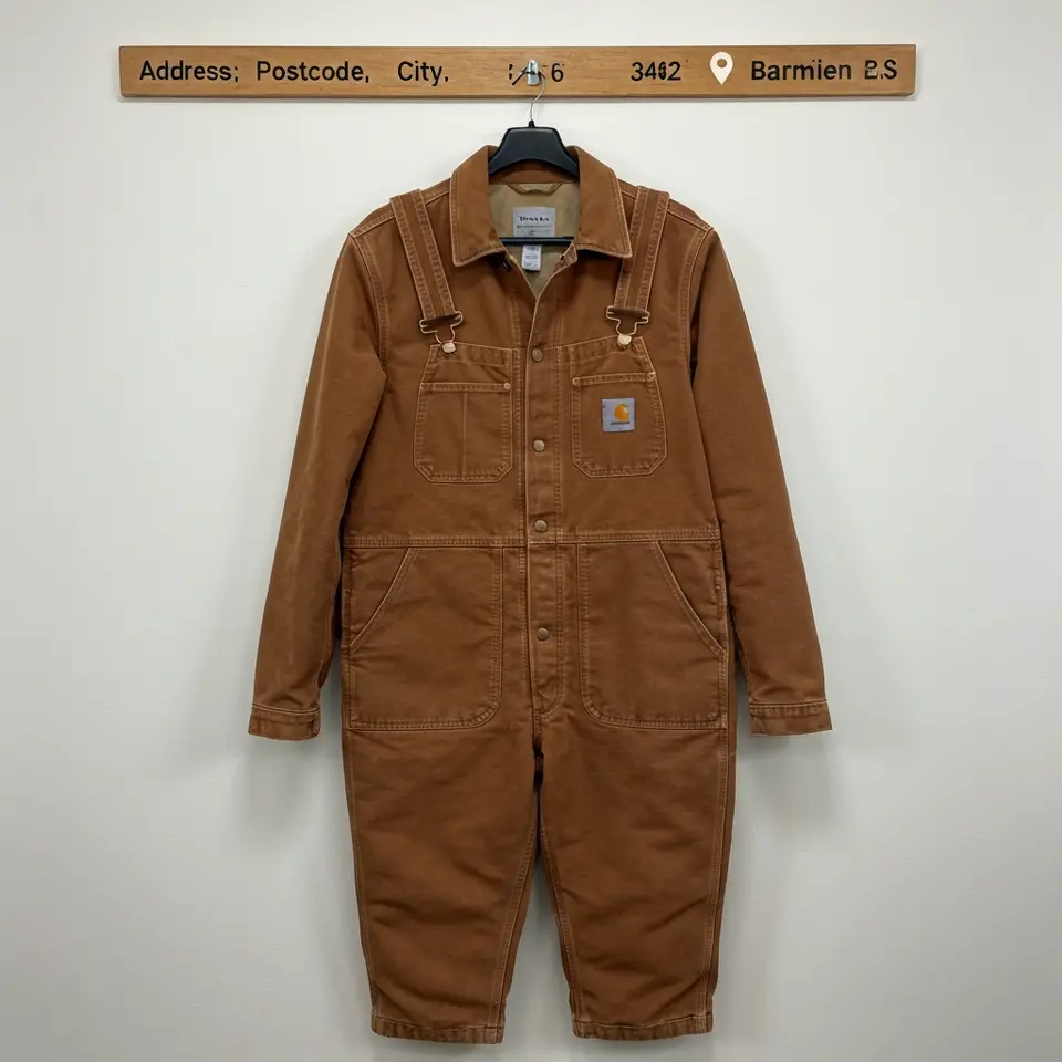 Carhartt Work Jacket and Bib Overalls Men's Large - фото 1