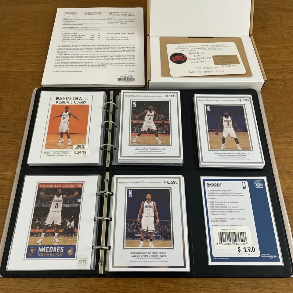 Basketball Rookie Card Binder Collection, Collection Cleanout - фото 1