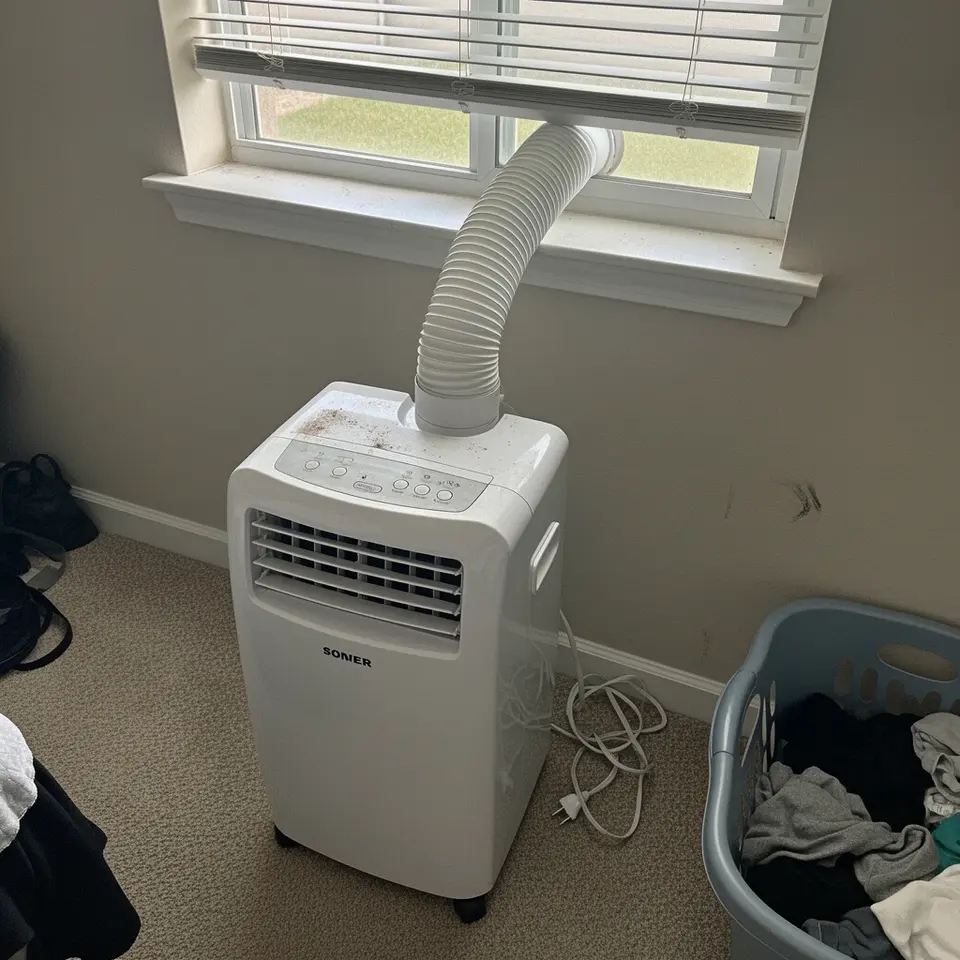 Small Portable AC Unit, Clean and Working, Priced To Sell be25-2 - фото 1