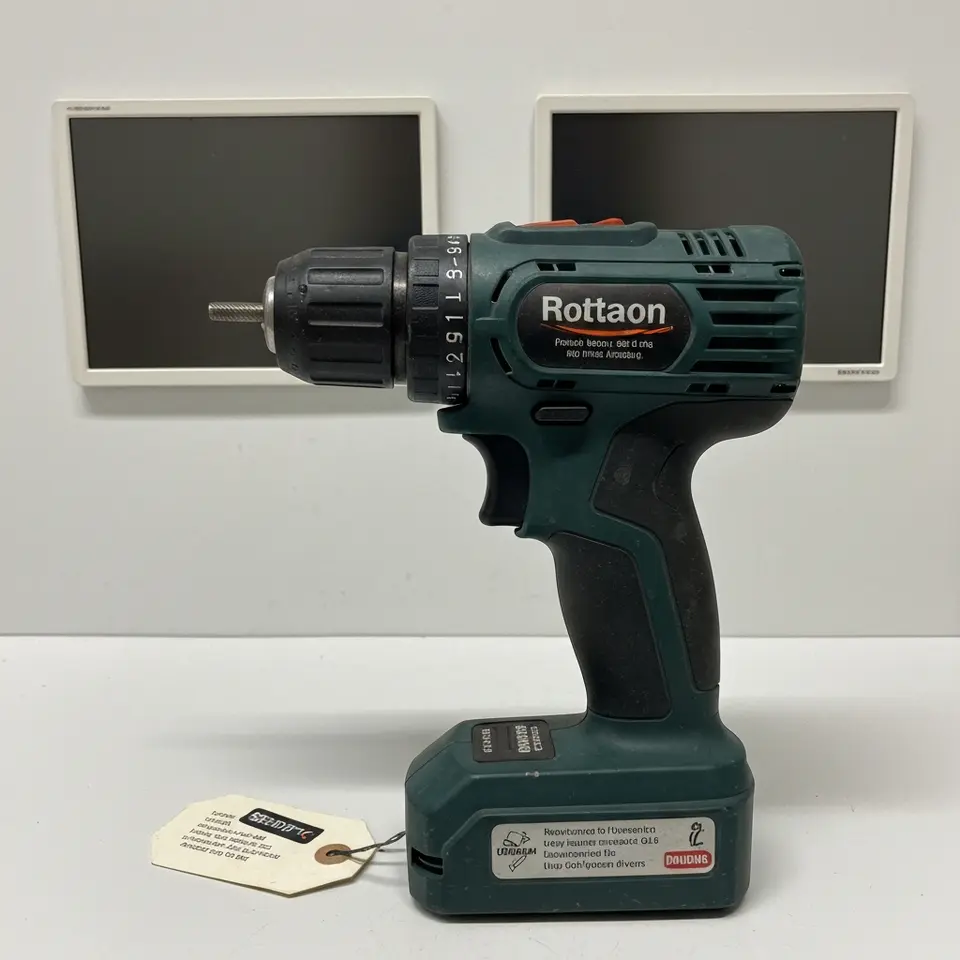 DeWalt cordless drill with batteries, ready for another job - фото 1