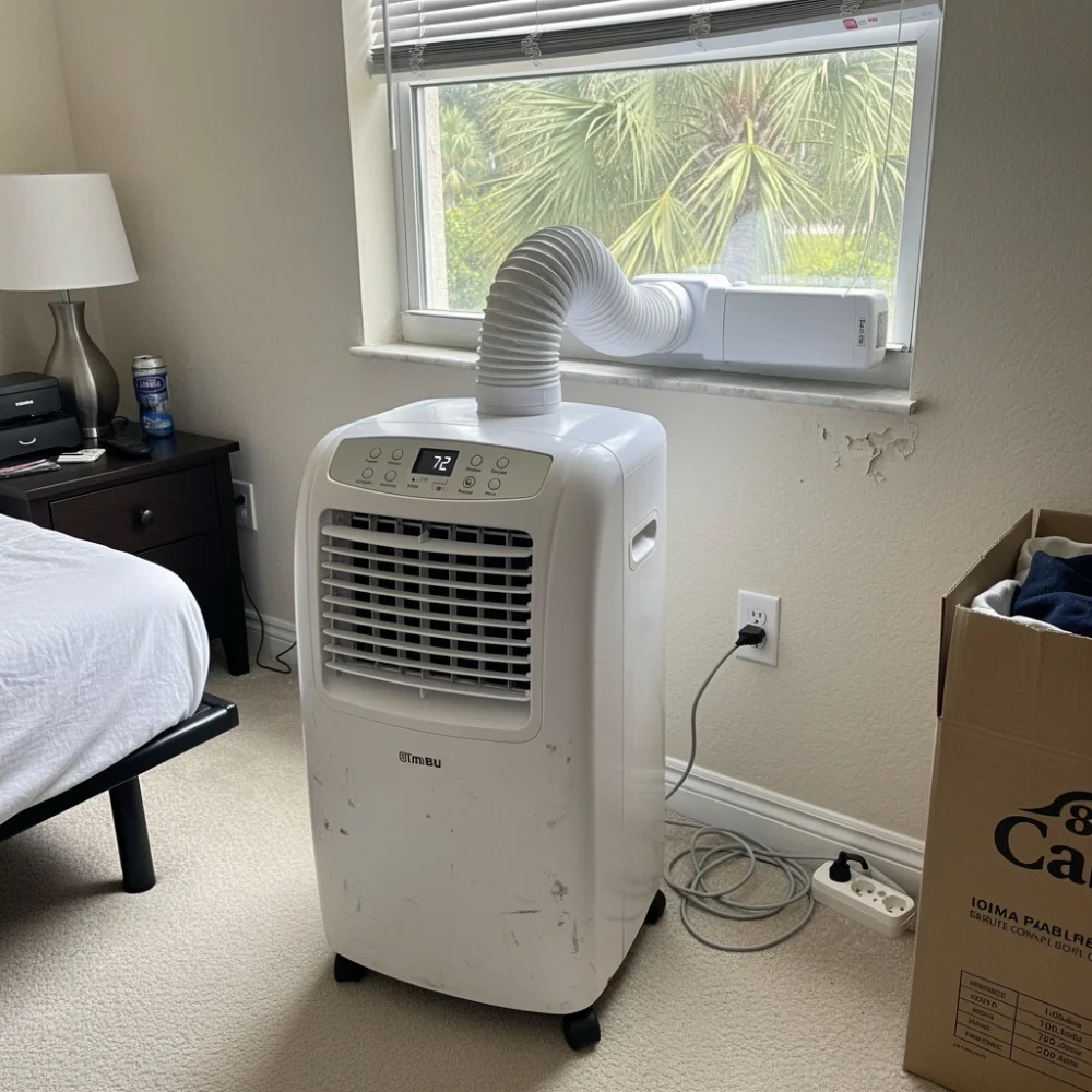 10,000 BTU Portable Air Conditioner, Good Shape - фото 1
