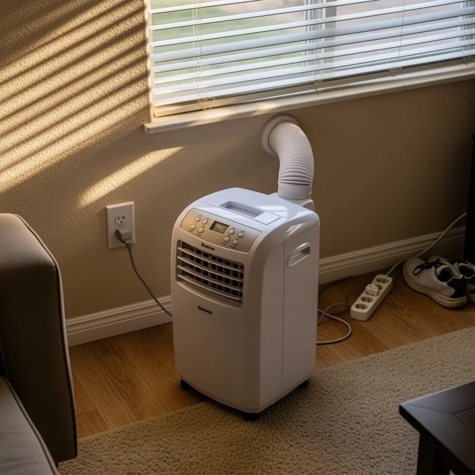Small Portable AC Unit, Clean and Working, Priced To Sell 2d1d-2 - фото 1