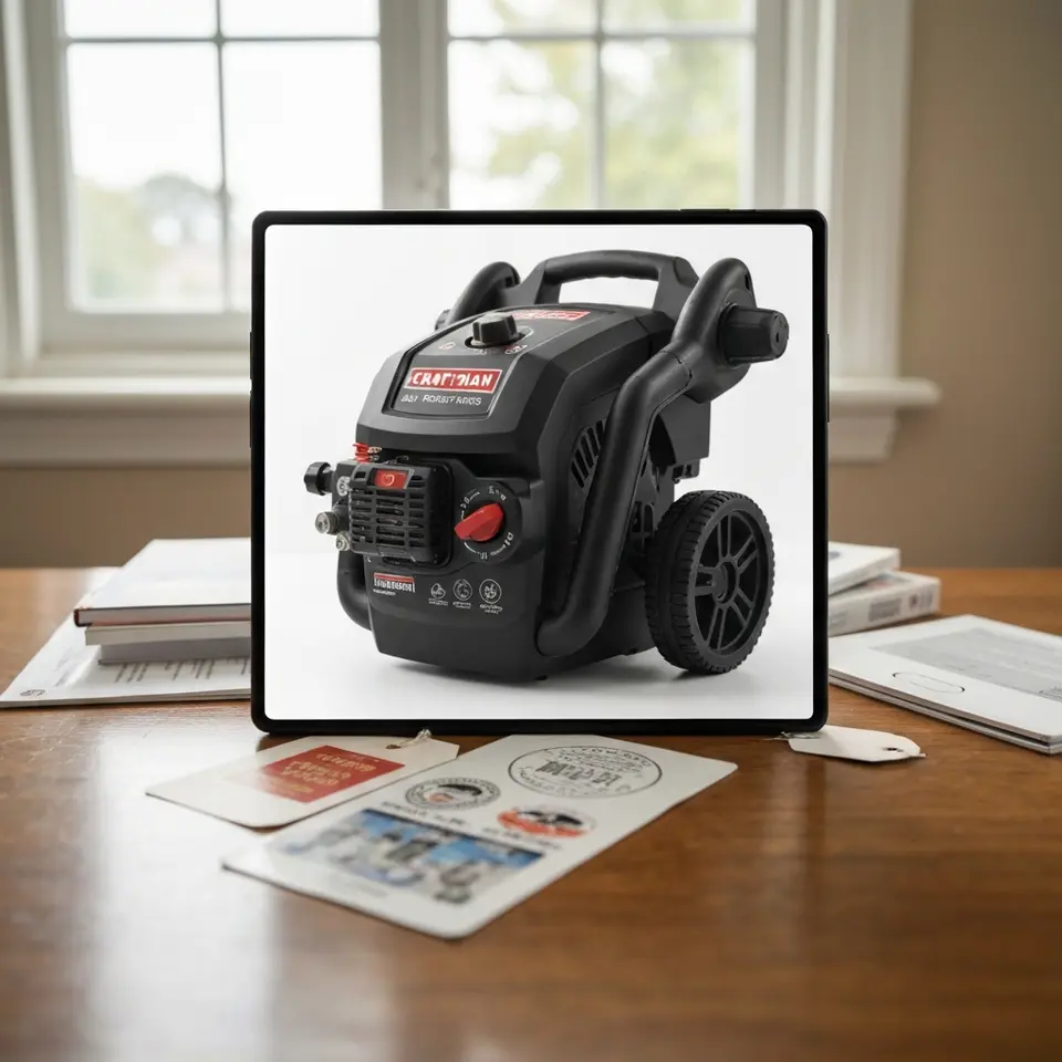 Craftsman Gas Pressure Washer 3000 PSI, Clean Used Shape - фото 1
