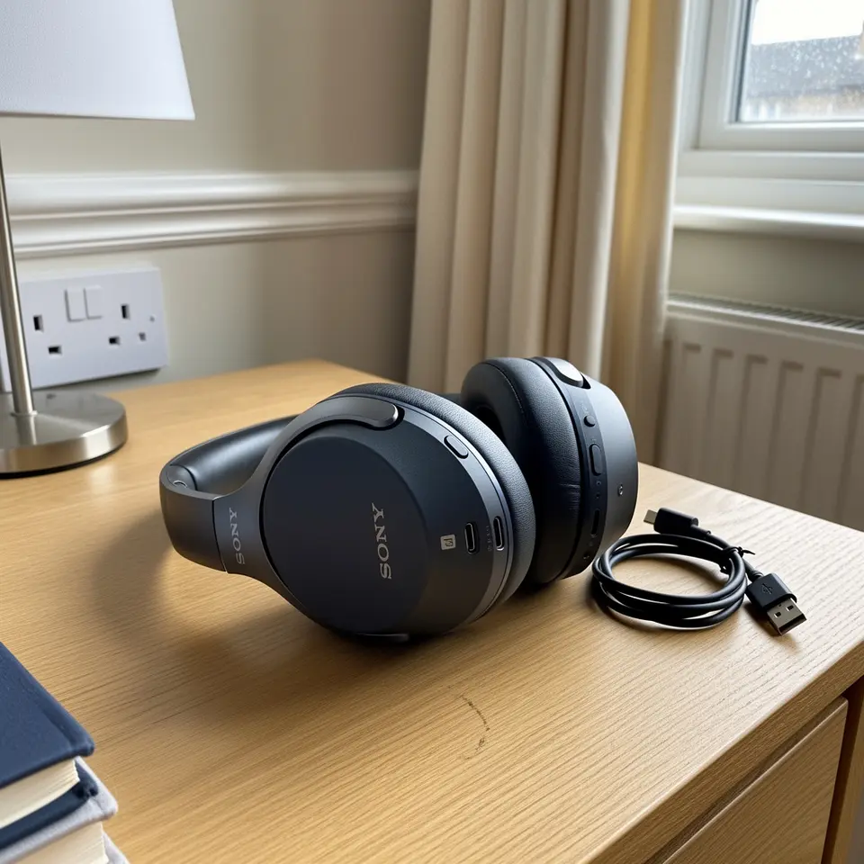 Sony wireless noise cancelling headphones - Oxford for collection - фото 1