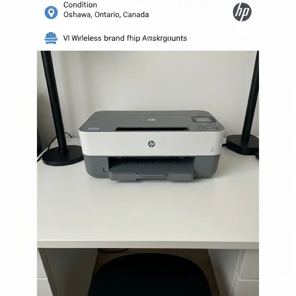 HP wireless printer, ready to use and available in Kitchener - фото 1