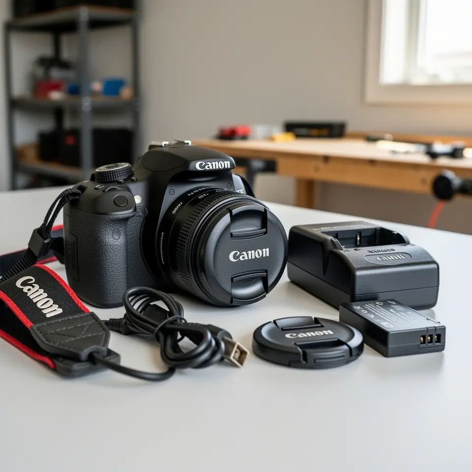 Canon EOS Rebel DSLR kit - tested and working, Toronto pickup - фото 1
