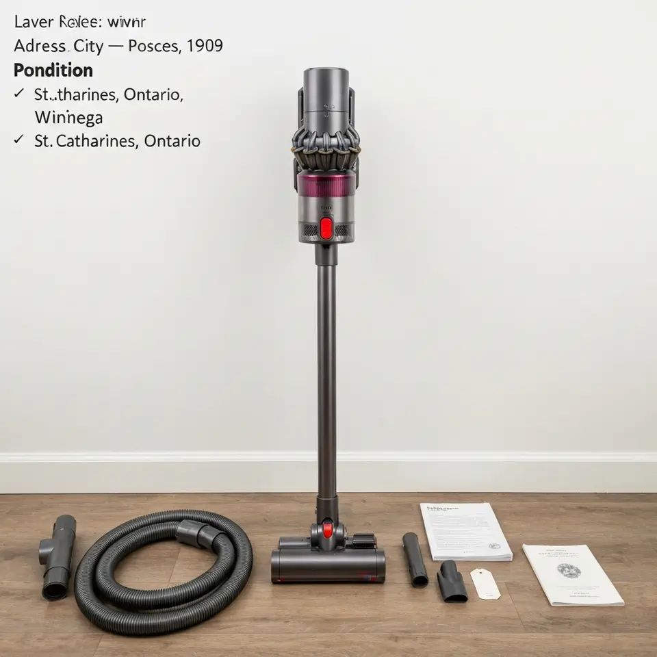 Dyson V10 cordless vacuum - working condition, pickup in Winnipeg - фото 1