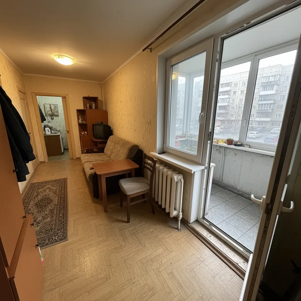Трикімнатна квартира з балконом та меблями, стан гарний - фото 1