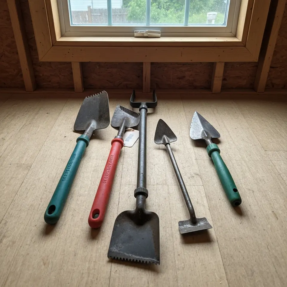 Garden hand tools lot, good used condition - фото 1