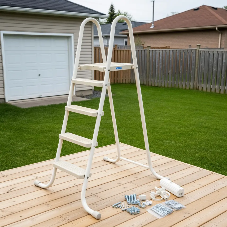 Above ground pool ladder for sale in Edmonton - ready for local pickup - фото 1