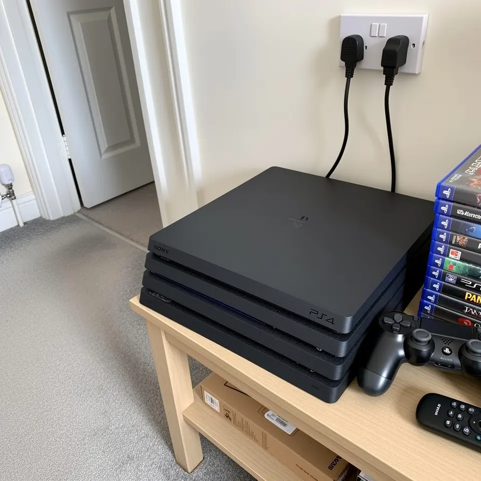 PlayStation 4 Pro 1TB with games - Milton Keynes ready to collect - фото 1